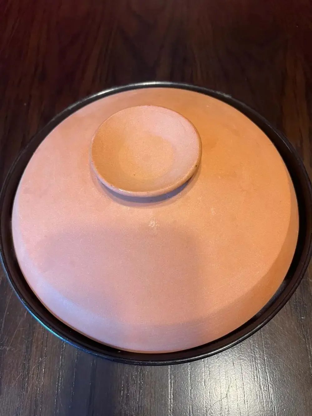 Vintage Frankoma Desert Gold Plainsman Individual Casserole With Lid